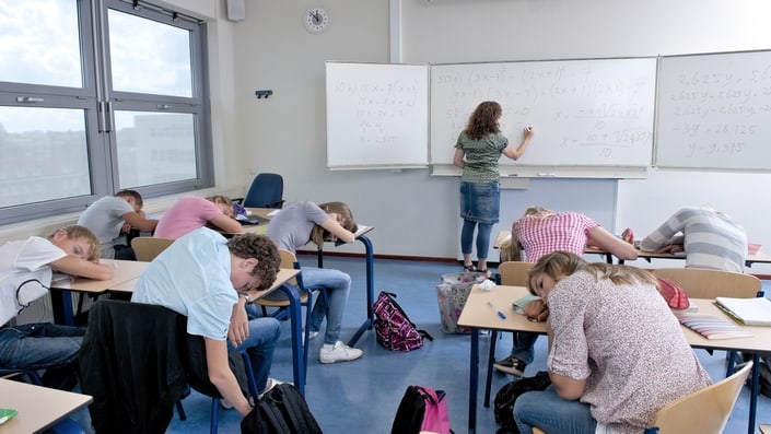 Sleeping Students